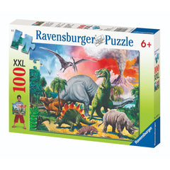 Ravensburger XXL - Among The Dinosaurs - 100 Piece