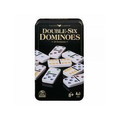 Double-Six Dominoes in Tin