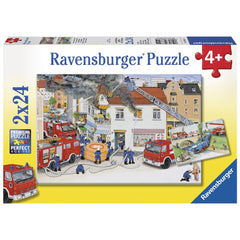 Ravensburger - Busy Fire Brigade - 2 x 24 Piece