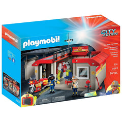 Playmobil - City Action - Take Along Fire Station - 5663