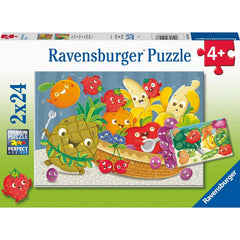 Ravensburger - Fruit and Veggie Fun Puzzle - 2 x 24 Piece