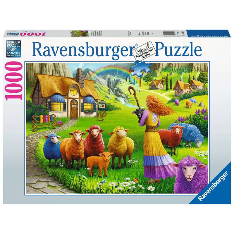 Ravensburger - Colourful Wool Puzzle - 1000 Piece