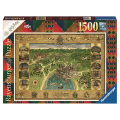 Ravensburger - Harry Potter - Hogwarts Map - 1500 Piece
