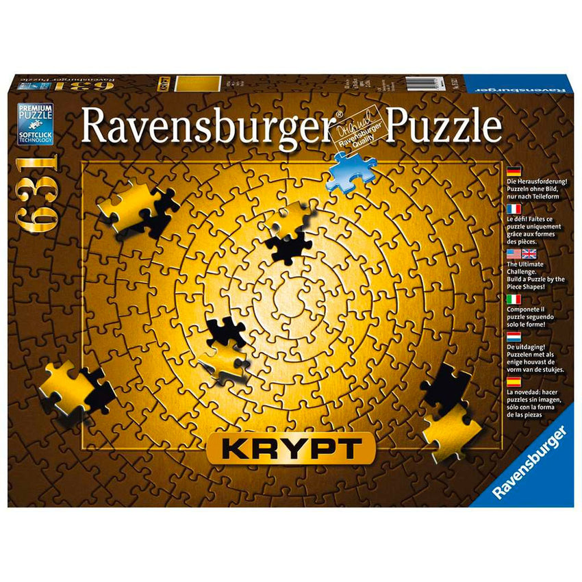 Ravensburger - Krypt Gold Spiral Puzzle - 631 Piece