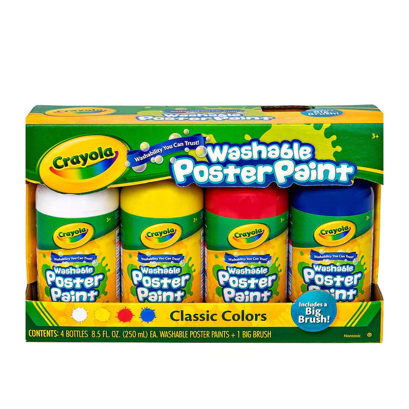Crayola Washable Poster Paint Classic Colors