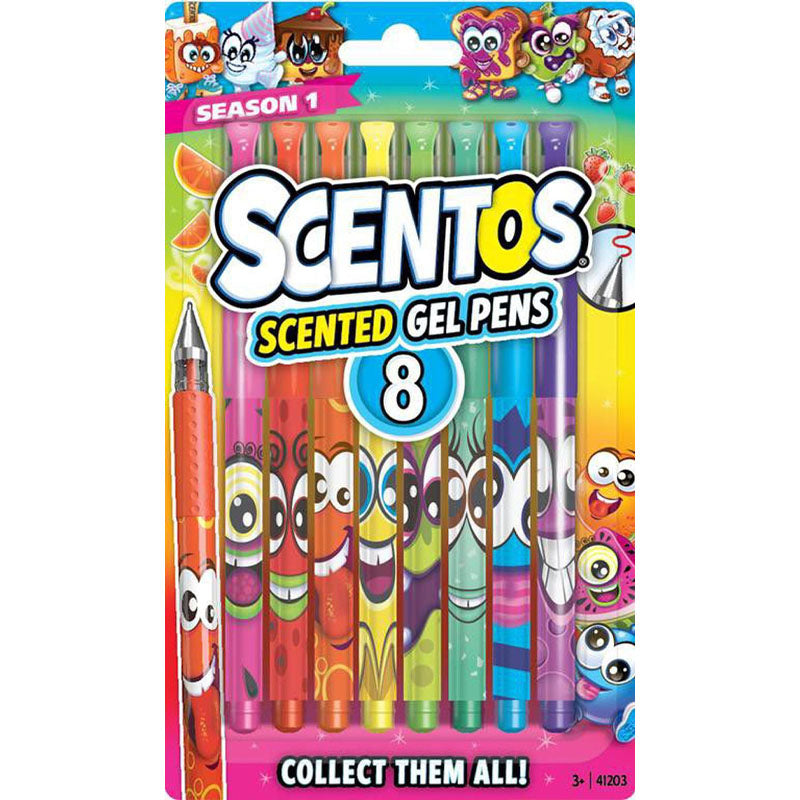 Scentos Scented - Gel Pens 8 Pack