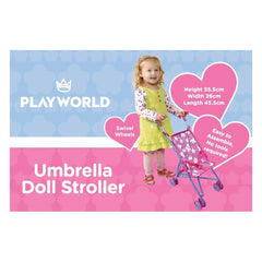 Playworld Doll Umbrella Stroller