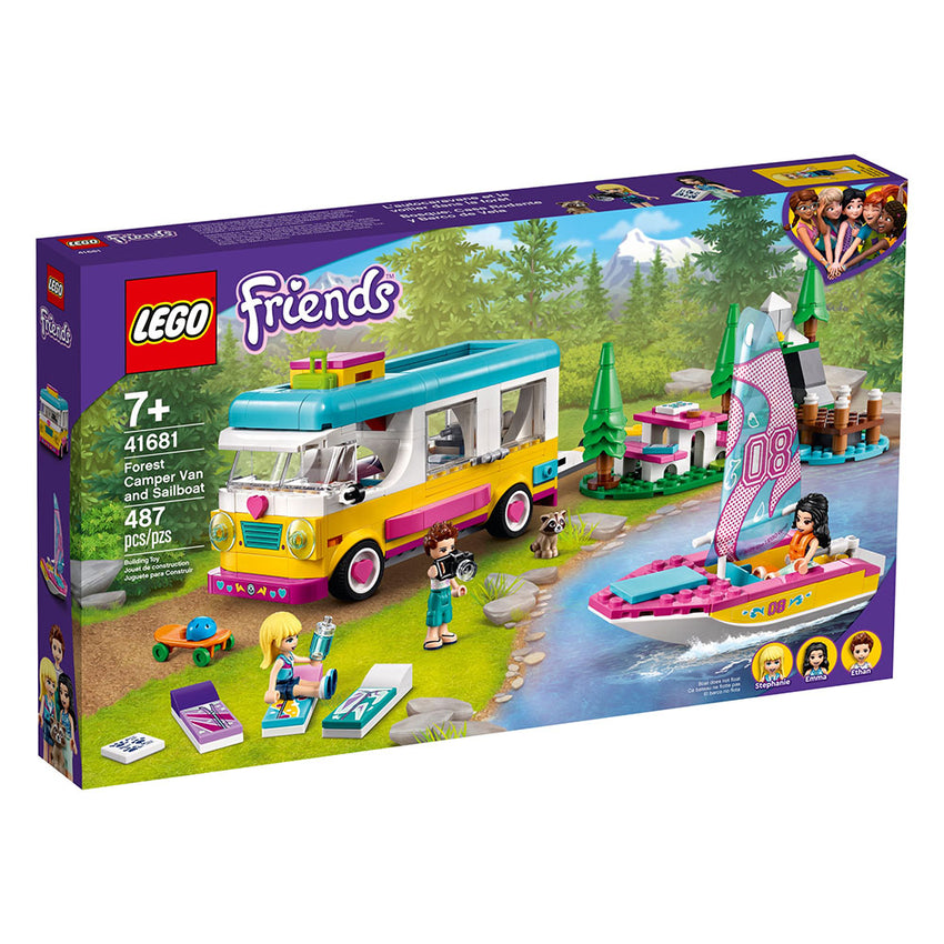 LEGO Friends Forest Campervan And Sailboat 41681