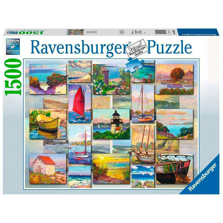Ravensburger - Coastal Collage Puzzle - 1500 Piece