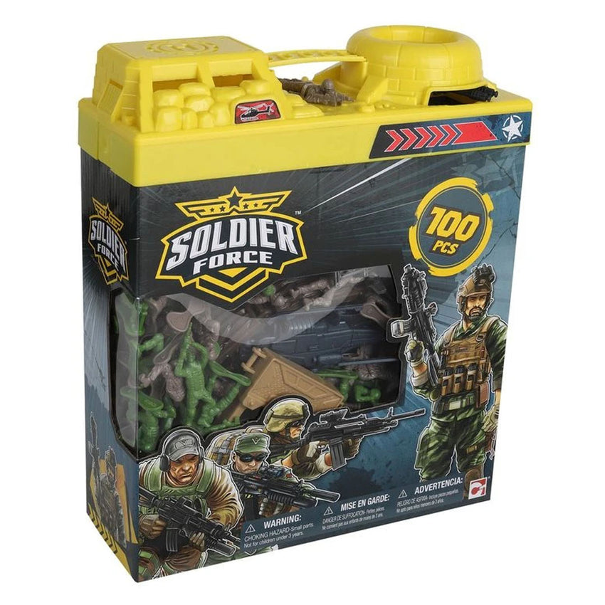 Soldier Force 100pc Bucket Play Set