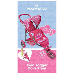 Playworld Doll Twin Jogger