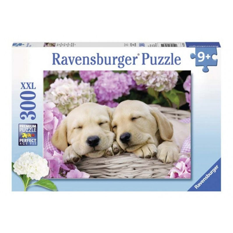 Ravensburger Sweet Dogs in a Basket Puzzle 300 XXL Piece