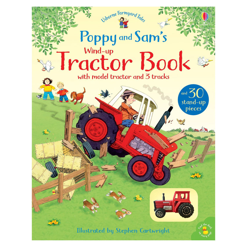 Poppy And Sams - Wind-Up Tractor Book