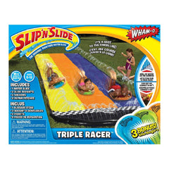 Wham-O Slip N Slide Wave Rider Triple Lane with Boogie Board