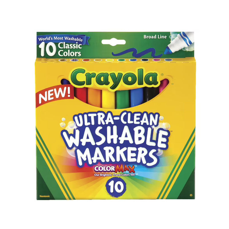 Crayola Ultra Clean Washable Markers 10 Pack
